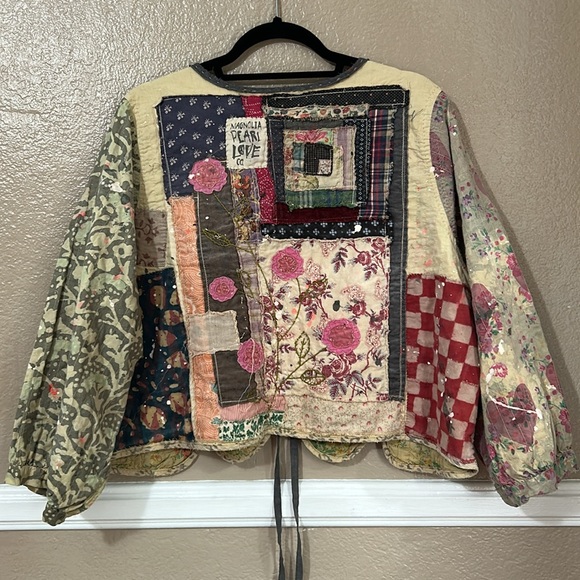 Magnolia Pearl Kalamkari Andhra  Jacket - Picture 7 of 13